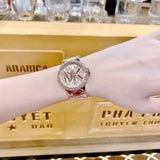  Shop Authentic Michael Kors Camille Three Hand Rose Gold Dial Rose Gold Steel Strap Watch For Women - MK7197 - Luxxuri