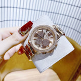  Shop Authentic Michael Kors Bryn Chronograph Rose Gold Dial Rose Gold Steel Strap Watch For Women - MK7200 - Luxxuri