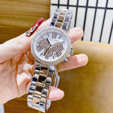  Shop Authentic Michael Kors Bryn Pavé White Dial Two Tone Steel Strap Watch For Women - MK7201 - Luxxuri
