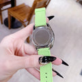  Shop Authentic Michael Kors Janelle Three Hand Neon Green Dial Neon Green Rubber Strap Watch For Women - MK7351 - Luxxuri