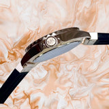  Shop Authentic Michael Kors Everest Analog Rose Gold Dial Black Silicone Strap Watch For Women - MK7358 - Luxxuri