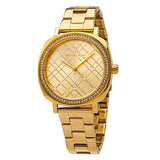  Shop Authentic Michael Kors Nia Quartz Gold Dial Gold Steel Strap Watch For Women - MK3989 - Luxxuri