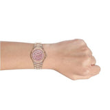  Shop Authentic Michael Kors Lennox Three Hand Crystals Rose Gold Dial Rose Gold Steel Strap Watch For Women - MK6992 - Luxxuri