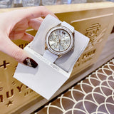  Shop Authentic Michael Kors Jessa Quartz Gold Dial White Silicone Strap Watch For Women - MK7267 - Luxxuri