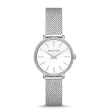  Shop Authentic Michael Kors Darci Quartz Silver Dial Silver Mesh Strap Watch for Women - MK7123 - Luxxuri