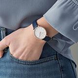  Shop Authentic Michael Kors Pyper Analog White Dial Black Leather Strap Watch For Women - MK2804 - Luxxuri