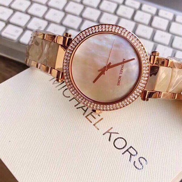  Shop Authentic Michael Kors Parker Rose Gold Dial with Diamonds Rose Gold Steel Strap Watch for Women - MK6426 - Luxxuri