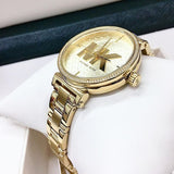  Shop Authentic Michael Kors Sofie Quartz Gold Dial Gold Steel Strap Watch For Women - MK4334 - Luxxuri