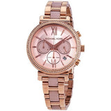  Shop Authentic Michael Kors Sofie Chronograph Rose Gold Dial Rose Gold Steel Strap Watch For Women - MK6560 - Luxxuri