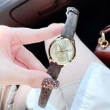  Shop Authentic Michael Kors Jaycie Three Hand Gold Dial Brown Leather Strap Watch for Women - MK2862 - Luxxuri