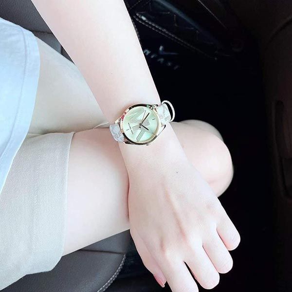  Shop Authentic Michael Kors Jaycie Quartz Gold Dial White Leather Strap Watch for Women - MK2861 - Luxxuri