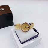  Shop Authentic Movado Edge Gold Dial Gold Steel Strap Watch for Women - 3680014 - Luxxuri