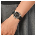  Shop Authentic Tissot Dressport Chronograph Black Dial Black Leather Strap Watch for Women - T050.217.17.057.00 - Luxxuri