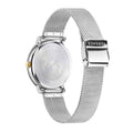  Shop Authentic Versace V-Circle Quartz Silver Dial Silver Mesh Strap Watch for Women - VBP050017 - Luxxuri