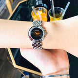  Shop Authentic Versace V-Flare Quartz Black Dial Silver Steel Strap Watch for Women - VEBN00618 - Luxxuri