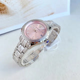  Shop Authentic Versace Hellenyium Pink Dial Silver Steel Strap Watch for Women - V12010015 - Luxxuri