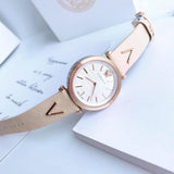  Shop Authentic Versace V-Twist White Dial White Leather Strap Watch for Women - VELS00419 - Luxxuri