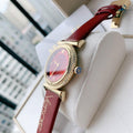  Shop Authentic Versace V-Motif Red Dial Red Leather Strap Watch for Women - VERE00418 - Luxxuri
