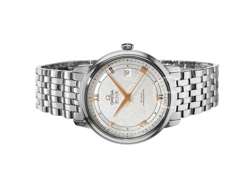 Shop Authentic Omega De Ville Prestige Co Axial Silver Dial Silver Steel Strap Watch for Men - 424.10.40.20.02.004 - Luxxuri