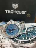  Shop Authentic Tag Heuer Aquaracer Professional 200 Date Blue Dial Silver Steel Strap Watch for Men - CBP1112.BA0627 - Luxxuri