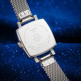  Shop Authentic Tissot Lovely Square Blue Dial Silver Mesh Bracelet Watch For Women - T058.109.11.041.00 - Luxxuri