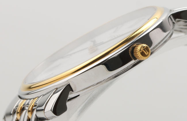  Shop Authentic Tissot Desire White Dial Two Tone Mesh Bracelet Two Tone Steel Watch For Men - T52.2.481.31 - Luxxuri