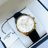  Shop Authentic Tissot T Classic PR 100 Chronograph Silver Dial Black Leather Strap Watch for Men - T101.417.36.031.00 - Luxxuri
