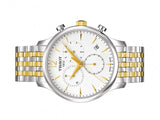  Shop Authentic Tissot T Classic Tradition Chronograph White Dial Two Tone Steel Strap Watch For Men - T063.617.22.037.00 - Luxxuri