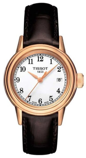  Shop Authentic Tissot T Classic Carson Quartz White Dial Brown Leather Strap Watch for Men - T085.410.36.012.00 - Luxxuri