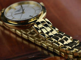 Shop Authentic Tissot Flamingo Mother of Pearl White Dial Gold Steel Strap Watch For Women - T094.210.33.111.00 - Luxxuri