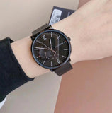  Shop Authentic Tommy Hilfiger Brooklyn Black Dial Black Mesh Bracelet Watch for Men - 1791507 - Luxxuri