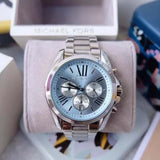  Shop Authentic Michael Kors Bradshaw Chronograph Blue Dial Silver Steel Strap Watch For Women - MK6099 - Luxxuri