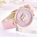 Shop Authentic Versace Palazzo Empire Pink Dial Pink Leather Strap Watch for Women - VCO030017 - Luxxuri