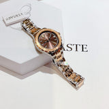  Shop Authentic Versace Hellenyium Brown Dial Two Tone Steel Strap Watch for Women - V12040015 - Luxxuri