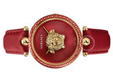  Shop Authentic Versace Palazzo Empire Red Dial Red Leather Strap Watch for Women - VCO120017 - Luxxuri
