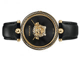  Shop Authentic Versace Palazzo Empire Black Dial Black Leather Strap Watch for Women - VCO020017 - Luxxuri