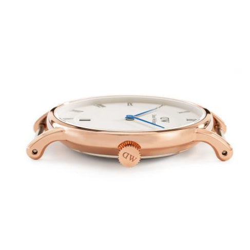  Shop Authentic Daniel Wellington Classic Sheffield White Dial Black Leather Strap Watch For Men - DW00100084 - Luxxuri