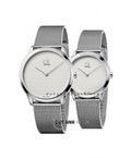  Shop Authentic Calvin Klein Minimal White Dial Silver Mesh Bracelet Watch for Women - K3M2212Y - Luxxuri