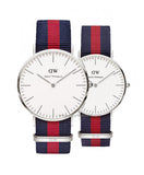  Shop Authentic Daniel Wellington Classic Oxford White Dial Two Tone Nylon Strap Watch For Men - DW00100015 - Luxxuri