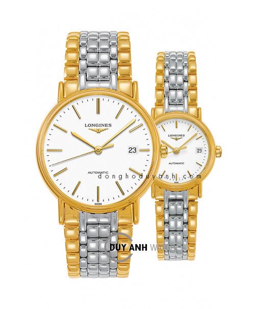  Shop Authentic Longines Presence 38.5mm Automatic White Dial Two Tone Steel Strap Watch for Men - L4.921.2.12.7 - Luxxuri