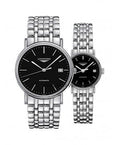  Shop Authentic Longines Presence 25.5mm Automatic Black Dial Silver Steel Strap Watch for Women - L4.321.4.52.6 - Luxxuri
