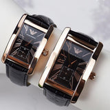  Shop Authentic Emporio Armani Classic Black Dial Black Leather Strap Watch For Women - AR0169 - Luxxuri