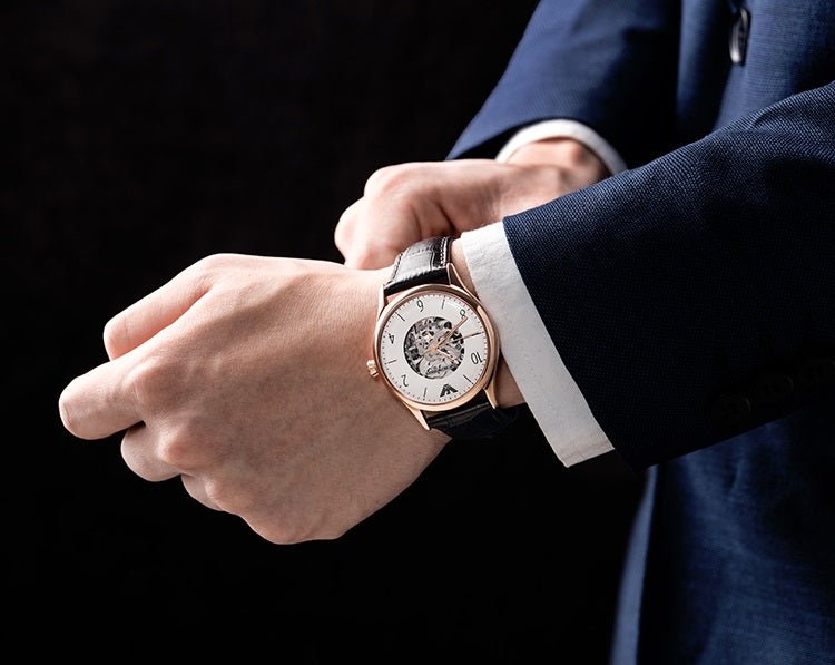  Shop Authentic Emporio Armani Meccanico White Dial Brown Leather Strap Watch For Men - AR1920 - Luxxuri