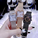  Shop Authentic Guess Highline Black Dial Black Mesh Bracelet Watch for Women - W0826L4 - Luxxuri