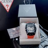  Shop Authentic Guess Phoenix Multifunction Black Dial Red Rubber Strap Watch for Men - GW0203G4 - Luxxuri