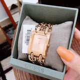  Shop Authentic Guess Mod Heavy Metal Rose Gold Dial Rose Gold Steel Strap Watch For Women - W1117L3 - Luxxuri