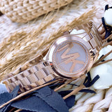 Shop Authentic Michael Kors Slim Runway Rose Gold Dial Rose Gold Steel Strap Watch for Women - MK3549 - Luxxuri