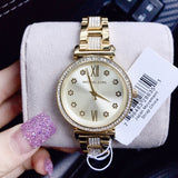  Shop Authentic Michael Kors Sofie Quartz Gold Dial Gold Steel Strap Watch For Women - MK3881 - Luxxuri