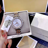  Shop Authentic Michael Kors Darci Quartz Silver Dial Two Tone Steel Strap Watch For Women - MK4515 - Luxxuri