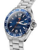  Shop Authentic Tag Heuer Formula 1 Quartz Blue Dial Silver Steel Strap Watch for Men - WAZ1010.BA0842 - Luxxuri